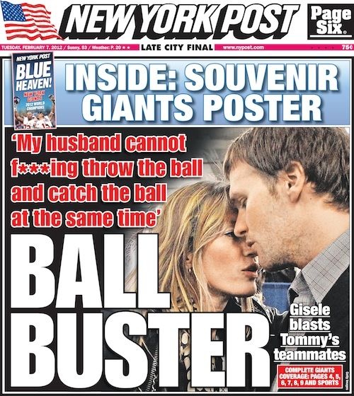 Gisele Bundchen, πάψε!