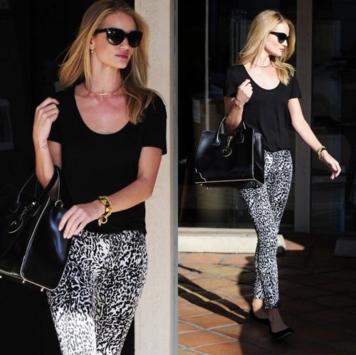 Rosie Huntington-Whiteley: casual chic για ψώνια στο Beverly Hills