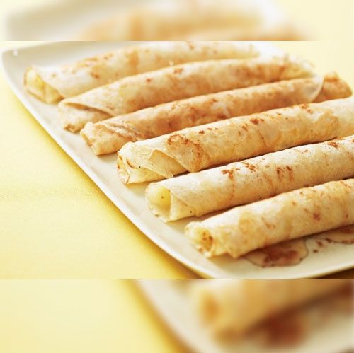 Κρέπες με γέμιση τυριού ricotta και μέλι