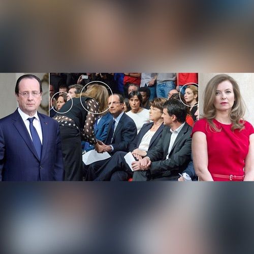Ροζ…ίντριγκα με πρώην, νυν και ερωμένη του Ολάντ σε μια φωτογραφία!