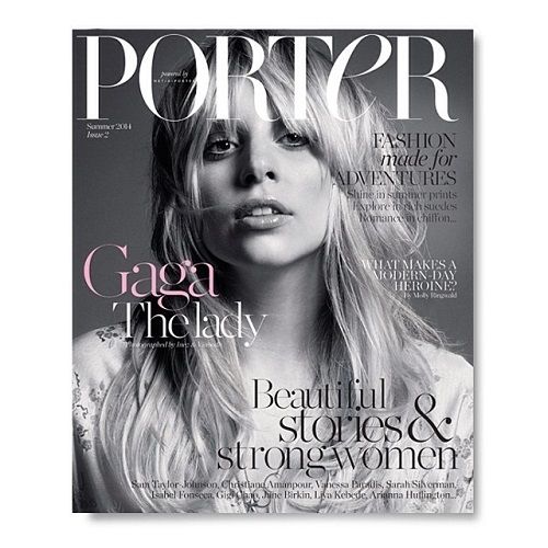 H Lady Gaga ποζάρει για το Porter λίγους μήνες πριν εμφανιστεί στην Αθήνα
