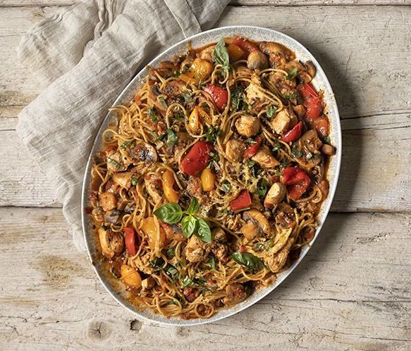 Τι μαγειρεύουμε σήμερα; Healthy κοτόπουλο cacciatore (high protein)
