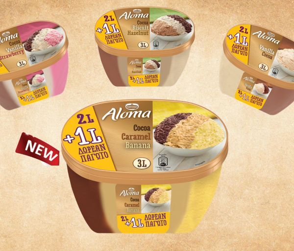 Aloma Cocoa, Caramel & Banana: Η πιο γλυκιά γεύση του καλοκαιριού