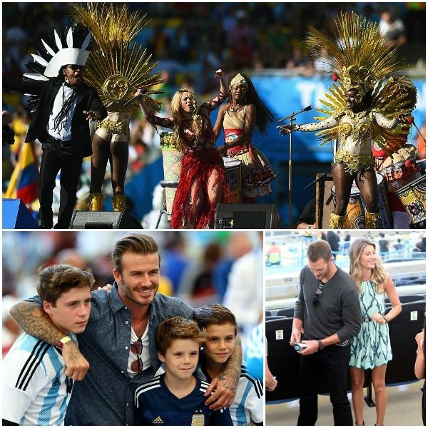 Mundial 2014: Shakira, Rihanna, Gisele, Beckham μέχρι και ο Ashton Kutcher ήταν εκεί