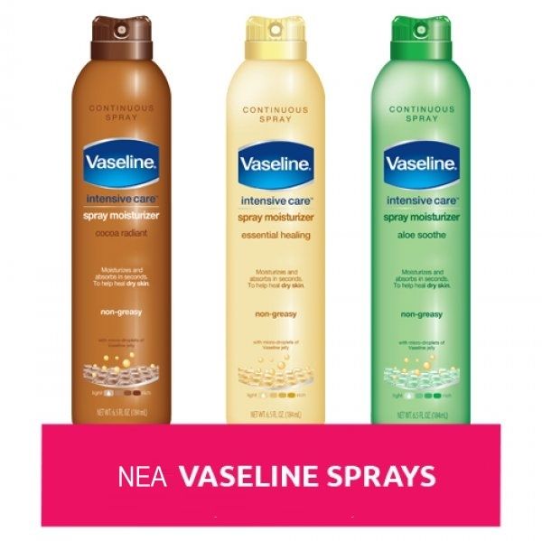 Νέα Vaseline® Sprays: Ξεκινήστε την ανάπλαση της επιδερμίδας με μία κίνηση