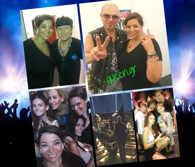Backstage με τους Scorpions!!!