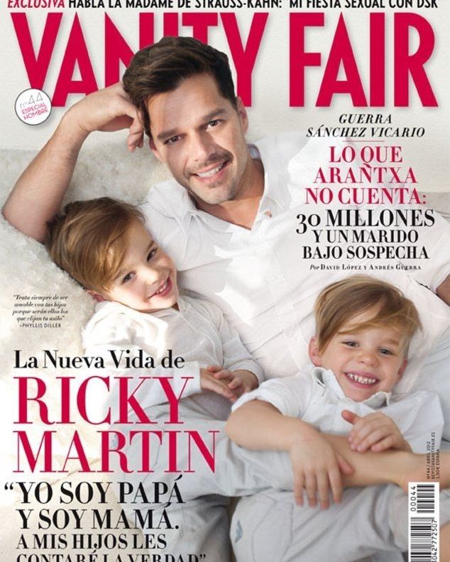 Ο Ricky Martin παρουσιάζει τα δίδυμά του