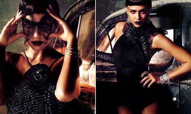 H Jessica Alba στην ιταλική Vogue τον Απρίλιο