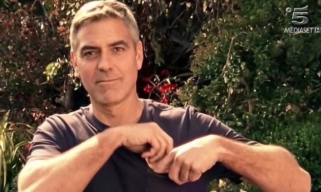 Ο George Clooney σε ιταλική διαφήμιση
