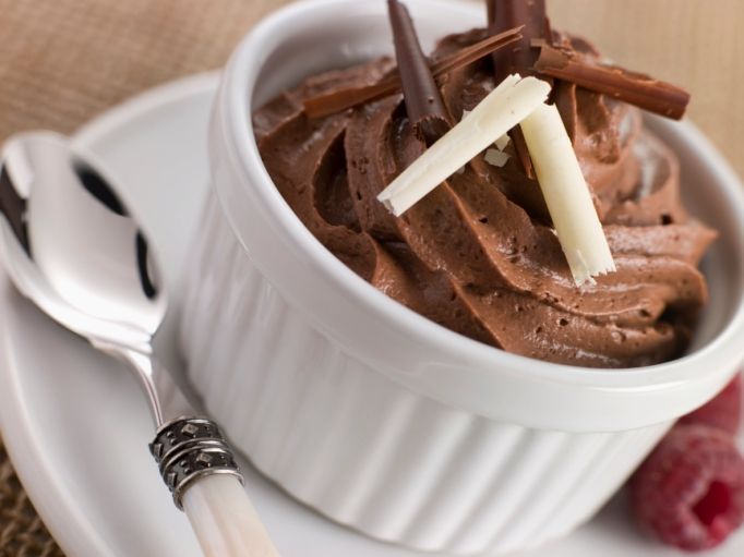 Γρήγορη light mousse σοκολάτας με καφέ