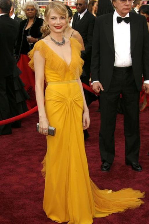 Η Michelle Williams με φόρεμα Vera Wang, το 2006.
