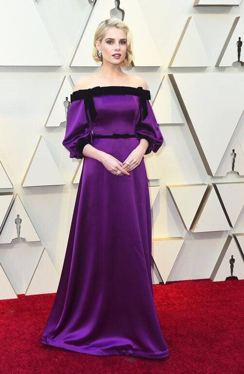 Η Lucy Boynton με Rodarte