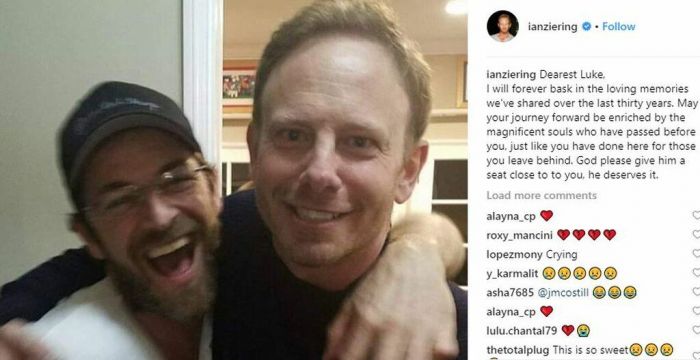 Ο Steve από τα Χτυποκάρδια αποχαιρετά τον Luke Perry σε ένα συγκλονιστικό post