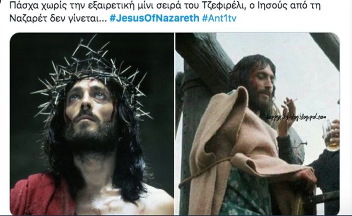 Ιησούς από τη Ναζαρέτ: Επέστρεψε στις οθόνες μας και 15 tweets το αποθέωσαν