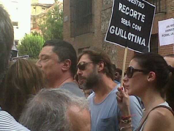 Ο Javier Bardem αγανάκτησε και βγήκε στους δρόμους