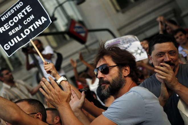 Ο Javier Bardem αγανάκτησε και βγήκε στους δρόμους