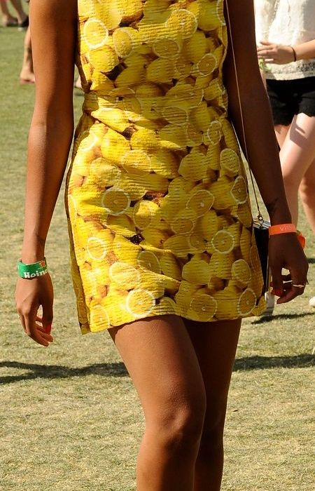 Solange Knowles: με λεμονί print στο Coachella