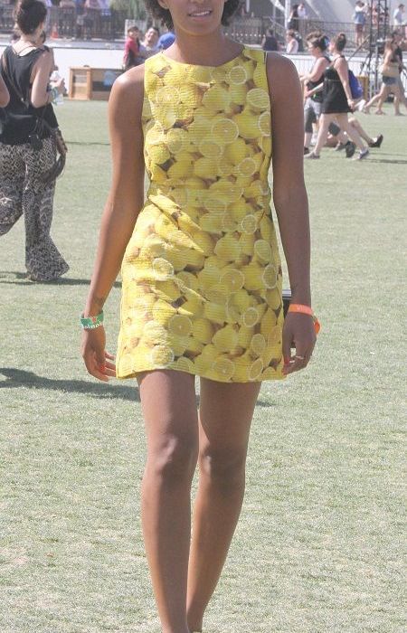 Solange Knowles: με λεμονί print στο Coachella