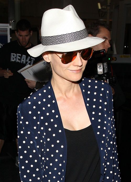 Diane Kruger: casual chic στο αεροδρόμιο