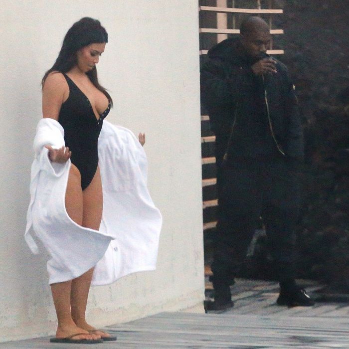 Για πρώτη φορά μετά τη γέννα: Δείτε την Kim Kardashian με μαγιό!