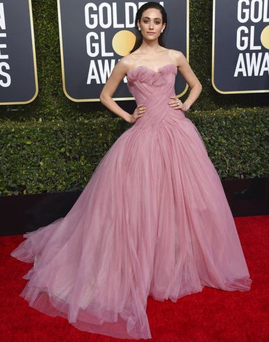 H Emmy Rossum με Monique Lhuillier