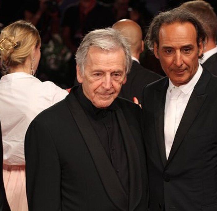 Εδώ με τον Alexandre Desplat.