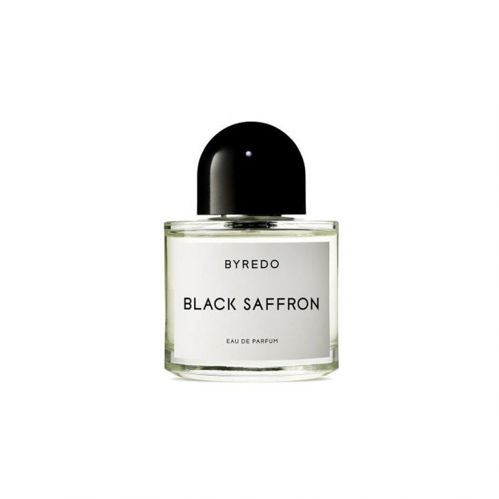BYREDO, BLACK SAFFRON EAU DE PARFUM. Με νότες από δέρμα, μαύρη βιολέτα, σαφράν και ξανθά ξύλα.