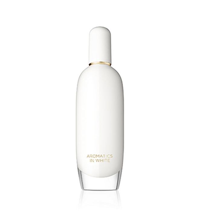 CLINIQUE, AROMATICS IN WHITE EAU DE PARFUM. Με νότες φύλλων βιολέτας, πιπέρι Sichuan και βανίλια.