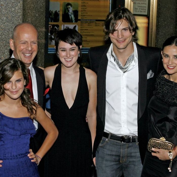Το 2007: Η Demi, o νυν Ashton Kutcher, ο πρώην Bruce Willis και τα... παιδιά!