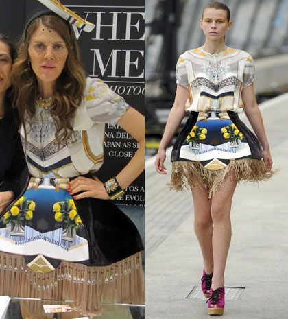 Fashion trend: Τα Μary Katrantzou φορέματα της Anna Dello Russo