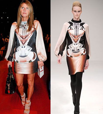 Fashion trend: Τα Μary Katrantzou φορέματα της Anna Dello Russo