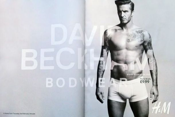 O David Beckham με εσώρουχα ξανά