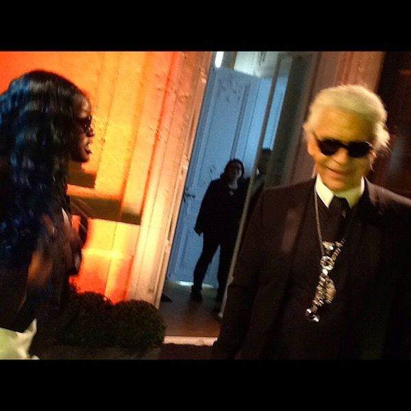 Azealia Banks: Η νέα μούσα του Karl Lagerfeld;
