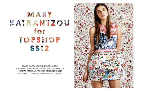 Δείτε την πολυαναμενόμενη συλλογή της Mary Katrantzou για το Topshop