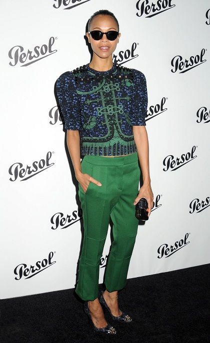 Zoe Saldana: αψεγάδιαστη με total Louis Vuitton look
