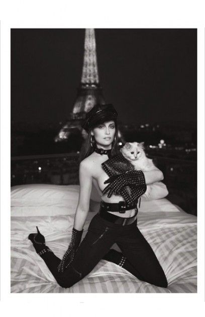 Η προκλητική φωτογράφιση της Laetitia Casta δια χειρός Karl Lagerfeld!