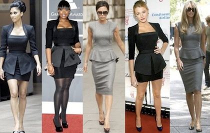 Fashion trend "peplum": ντυθείτε όπως οι διάσημες κυρίες με τον πιο οικονομικό τρόπο