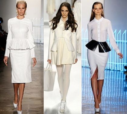 Fashion trend "peplum": ντυθείτε όπως οι διάσημες κυρίες με τον πιο οικονομικό τρόπο