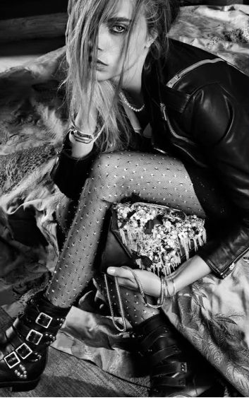 H Cara για τον Saint Laurent