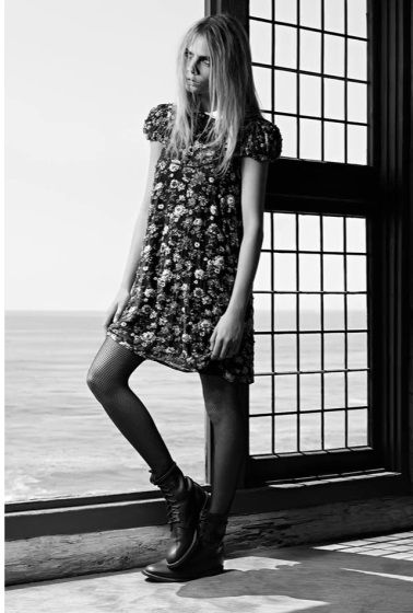 H Cara για τον Saint Laurent