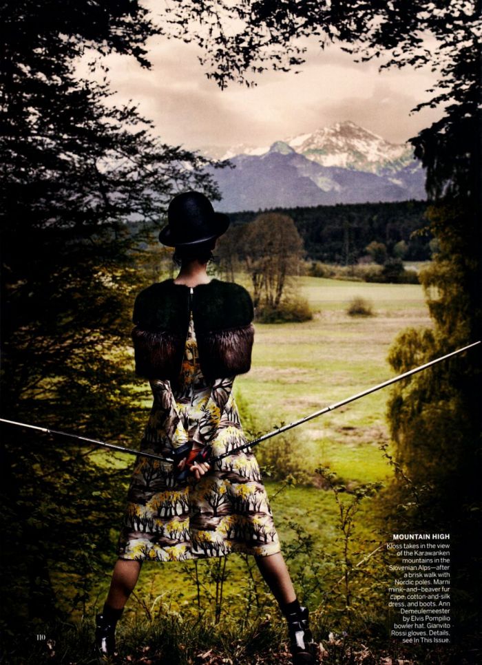 H Karlie Kloss τα πετάει όλα για την Αμερικανική Vogue!