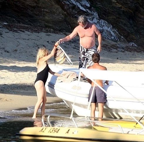 Οι ελληνικές διακοπές της Goldie Hawn