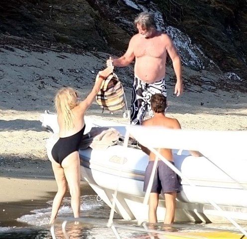 Οι ελληνικές διακοπές της Goldie Hawn