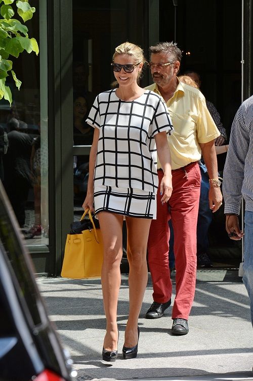 Heidi Klum: με εμπνευσμένο από τα sixties look στη Nέα Υόρκη