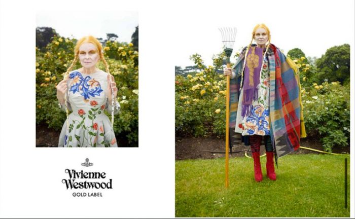H Vivienne Westwood πρωταγωνιστεί στη νέα της καμπάνια!