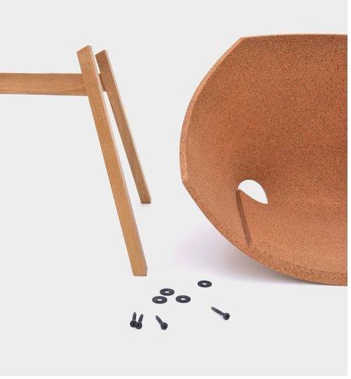 Corkigami: Μία eco friendly καρέκλα από φελλό
