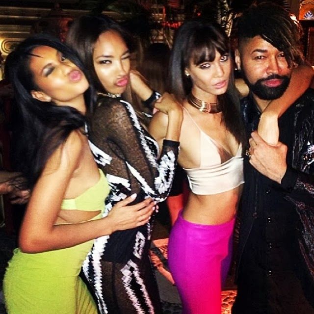 Extravagant πρωτοχρονιά για τα top models