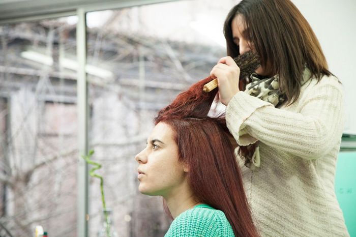 Backstage στην μεταμόρφωση της Σοφίας με την Olia της Garnier!