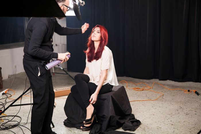 Backstage στην μεταμόρφωση της Σοφίας με την Olia της Garnier!