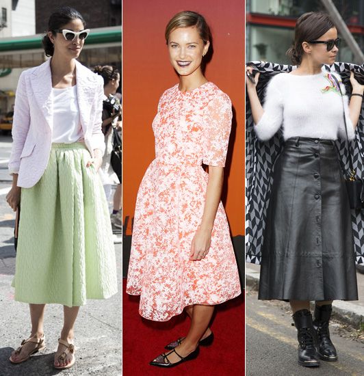 Midi skirt: Οι stars σου δείχνουν πώς να τη φορέσεις σωστά